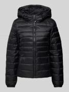 Only Steppjacke mit Kapuze Modell 'TAHOE' in Black, Größe L