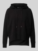 Only Strick Hoodie Modell 'TESSA' in Black, Größe L