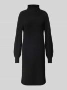 Only Knielanges Strickkleid mit Rollkragen Modell 'SASHA' in Black, Gr...