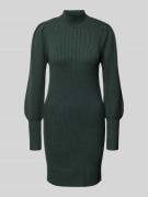 Only Strickkleid mit Turtleneck Modell 'KATIA' in Dunkelgruen, Größe L