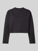 Only Cropped Sweatshirt Modell 'CALLIE' in Anthrazit, Größe L