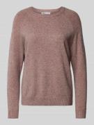 Only Strickpullover mit Rundhalsausschnitt Modell 'LESLY' in Mauve, Gr...