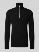 Only & Sons Strickpullover mit Stehkragen Modell 'ETHAN' in Black, Grö...