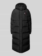 Tommy Jeans Steppmantel mit Label-Stitching Modell 'ALASKA' in Black, ...