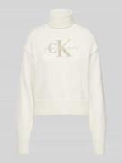 Calvin Klein Jeans Strickpullover mit Rollkragen Modell 'CHENILLE' in ...