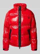 HUGO Steppjacke mit Stehkragen Modell 'Biron' in Rot, Größe L