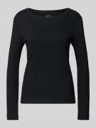 Marc Cain Longsleeve mit Rundhalsausschnitt in Black, Größe 34