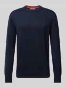 TOM TAILOR DENIM Regular Fit Strickpullover mit Rundhalsausschnitt in ...