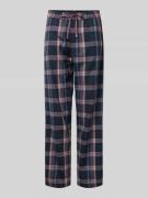 Schiesser Regular Fit Pyjama-Hose mit elastischem Bund in Dunkelblau, ...