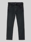 Blue Seven Slim Fit Jeans im 5-Pocket-Design in Black, Größe 104