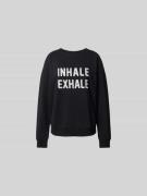 Juvia Regular Fit Sweatshirt aus Baumwoll-Mix in BLACK, Größe L