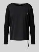 monari Regular Fit Blusenshirt mit Label-Detail in Black, Größe 34