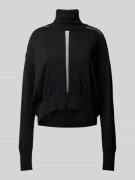 Patrizia Pepe Cropped Rollkragenpullover aus Wolle Modell 'MAGLIA in B...