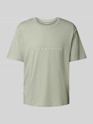 Jack & Jones T-Shirt mit Label-Print Modell 'STAR' in Mint, Größe L