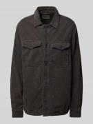 Only & Sons Regular Fit Freizeithemd aus Cord Modell 'MARLOW' in Anthr...