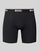 BOSS Boxershorts mit elastischem Logo-Bund im 3er-Pack in Black, Größe...