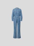 Vanessa Bruno Jumpsuit mit Denim-Finish in Blau, Größe 38