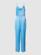 YAS Jumpsuit mit Wasserfall-Ausschnitt Modell 'Dottea' in Bleu, Größe ...