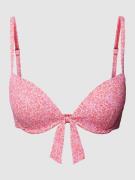 Esprit Bikini-Oberteil mit Allover-Muster Modell 'KRIBI' in Pink, Größ...