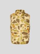 Billionaire Boys Club Steppweste mit Camouflage-Muster in Beige, Größe...