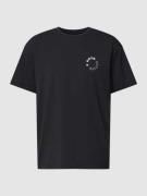 7 Days Active T-Shirt mit Label-Print Modell 'Monday' in Black, Größe ...