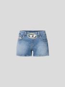 Diesel Jeansshorts mit Cut Out in Jeansblau, Größe 26