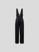 Iro Jumpsuit mit Kellerfalten in Black, Größe 32