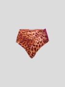 Stella Mc Cartney Bikini-Hose mit Animal-Print in Pink, Größe L