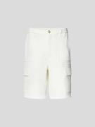 Kochè Shorts mit Cargotaschen in Weiss, Größe L