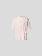 Marni Oversized T-Shirt aus reiner Baumwolle in Pink, Größe 50