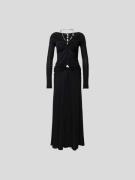 Rabanne Abendkleid mit Raffungen in Black, Größe L/XL