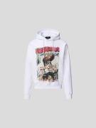 Dsquared2 Hoodie mit Motiv-Print in Weiss, Größe M