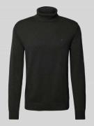 Christian Berg Men Rollkragenpullover mit Woll-Anteil und Label-Stitch...