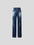 Dsquared2 Bootcut Jeans im Destroyed-Look in Dunkelblau, Größe 34