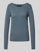 Vero Moda Regular Fit Strickpullover mit Rundhalsausschnitt 'CARE STRU...