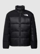 The North Face Steppjacke mit Logo-Stitching in Black, Größe XXL