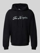 THE KOOPLES Hoodie mit Label-Print in Black, Größe L