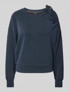 BOSS Orange Sweatshirt mit Schleifen-Detail Modell 'Eslita' in Marine,...