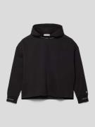 Calvin Klein Jeans Hoodie mit Kapuze Modell 'TARSIA' in Black, Größe 1...