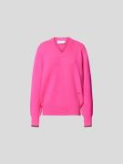 Victoria Beckham Pullover aus Kaschmir-Mix in Pink, Größe L