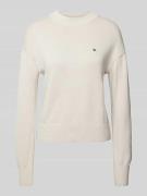 Calvin Klein Jeans Strickpullover mit Label-Stitching Modell 'MONOGRAM...