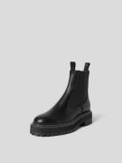 Proenza Schouler Chelsea Boots aus echtem Leder in Black, Größe 40