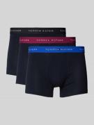 Tommy Hilfiger Trunks mit elastischem Logo-Bund im 3er-Pack in Black, ...