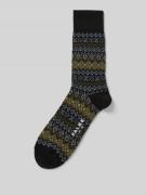 Falke Socken mit Label-Detail und Woll-Anteil Modell 'ASPEN' in Black,...