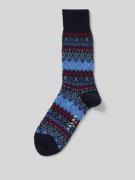 Falke Socken mit Label-Detail und Woll-Anteil Modell 'ASPEN' in Marine...