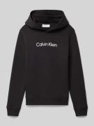 Calvin Klein Jeans Hoodie mit Kapuze in Black, Größe 152