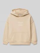 Mango Hoodie mit Kapuze Modell 'protect' in Beige, Größe 116