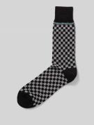 PAUL SMITH Socken mit Strukturmuster Modell 'HUDSON' in Black, Größe 4...