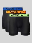 Nike Boxershorts mit elastischem Logo-Bund im 3er-Pack in Black, Größe...