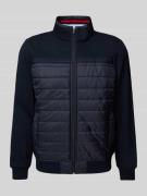 Christian Berg Men Sweatjacke mit Stehkragen in Marine, Größe 3XL